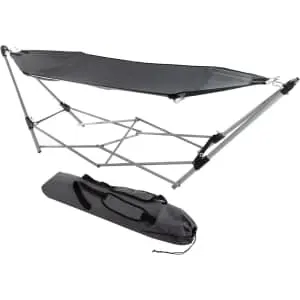 Lavish Home Portable Collapsible Hammock w/ Stand & Carrying Bag