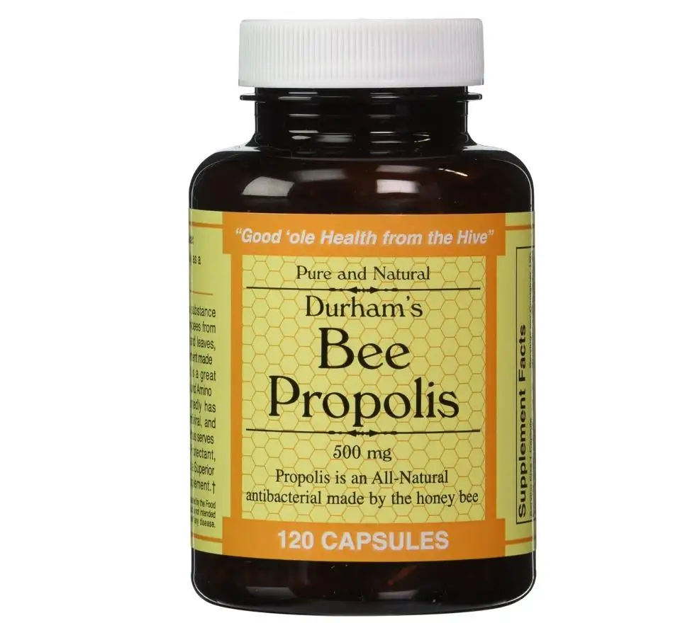 Durham's Bee Propolis 500mg 120 Capsules, only $17.95