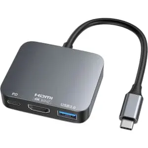 Vilcome 3-in-1 USB-C to HDMI Adapter