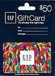 $50 GAP Physical Gift Card