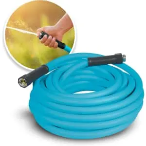 Aqua Joe 50-Foot Professional-Grade Hybrid Polymer Garden Hose