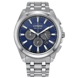 Citizen Men's Eco-Drive Chronograph Classic Stainless Steel Bracelet Watch