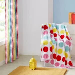 Smarts & Crafts 50" x 60" Candy Drop Plush Decorative Throw Blanket