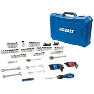 Kobalt 129-Piece Polished Chrome Mechanics Tool Set