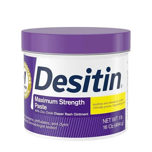 Desitin Maximum Strength Baby Diaper Rash Cream with 40% Zinc Oxide for Treatment, Relief & Prevention, Hypoallergenic, Phthalate- & Paraben-Free Paste, 16 oz, only $14.42