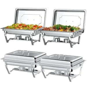 8-Quart Chafing Dish Buffet 4-Pack