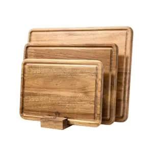 Acacia Wood Cutting Board 3-Pack