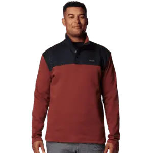 Columbia Men's Pitchstone Overlay Half Snap Pullover