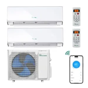 Yita Home 18,000-BTU 2-Zone Mini Split Air Conditioner