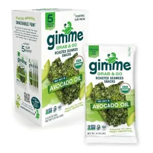 Gimme Seaweed Grab & Go Roasted Seaweed Snacks 5-Pack