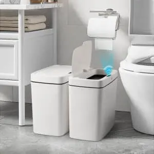 Conerx Touchless Bathroom Trash Can 2-Pack