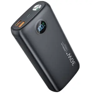 Portable 30,000mAh Charger with Fast Charging and LED Display