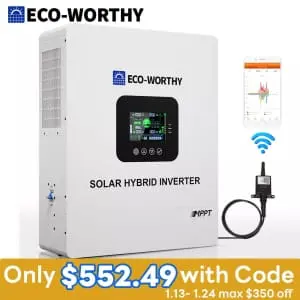 Eco-Worthy 5KW 48V Solar Hybrid Inverter Controller