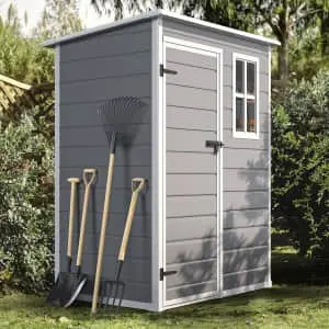 5x3ft Resin Outdoor Large Storage Shed