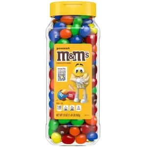 M&M's Peanut 23-oz. Chocolate Candy Jar