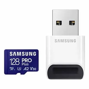 Samsung Pro Plus 128GB MicroSDXC Card w/ Reader