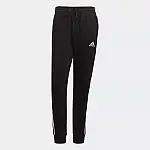 adidas men Essentials French Terry Tapered-Cuff 3-Stripes Pants