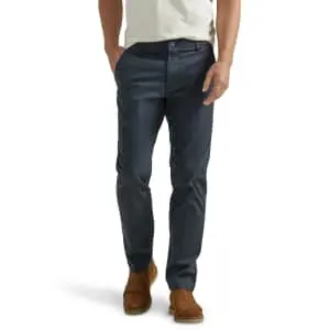 Lee Jeans Men's Extreme Motion Flat Front Slim Straight Pants