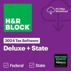 H&R Block Tax Software Deals at Amazon