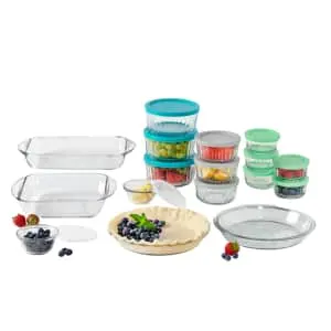 Anchor Hocking 30-Piece Glass Food Storage Set