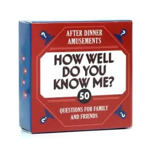 How Well Do You Know Me? Card Game