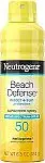 6.5 OZ Neutrogena Beach Defense SPF 50 Body Spray Sunscreen