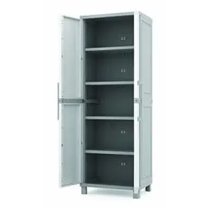 Keter Storage Cabinet with Doors & Shelves