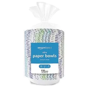 Amazon Basics 20-oz. Paper Bowls 540-Count (4 packs of 135)