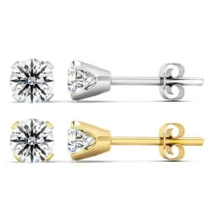 1/2-Carat Lab-Grown Diamond Stud Earrings