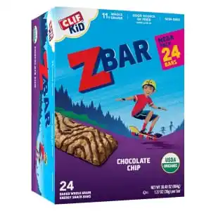 Clif Kid Zbar Chocolate Chip Soft-Baked Granola Bars 24-Pack