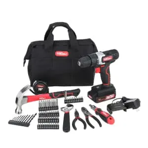 Hyper Tough 20V Max Lithium-Ion 3/8" Cordless Drill 70-Piece Set