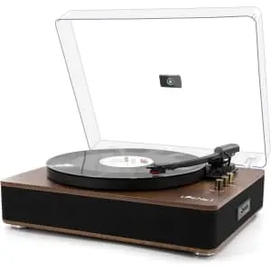 LP&No.1 Belt-Drive Turntable with Stereo Speakers