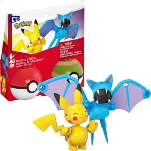 Mega Pokémon Pikachu & Zubat Building Toys Set