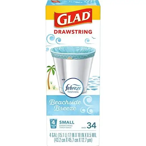 Glad OdorShield防臭小型垃圾袋