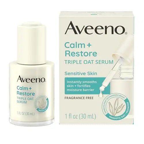 Aveeno Calm + Restore 三重燕麦保湿面部精华液