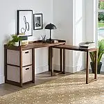 Better Homes & Gardens Ezra Modular L Desk with 2-Cube Storage