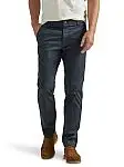 Lee Men's Extreme Motion Flat Front Slim Straight Pant w/ Wrinkle Resist