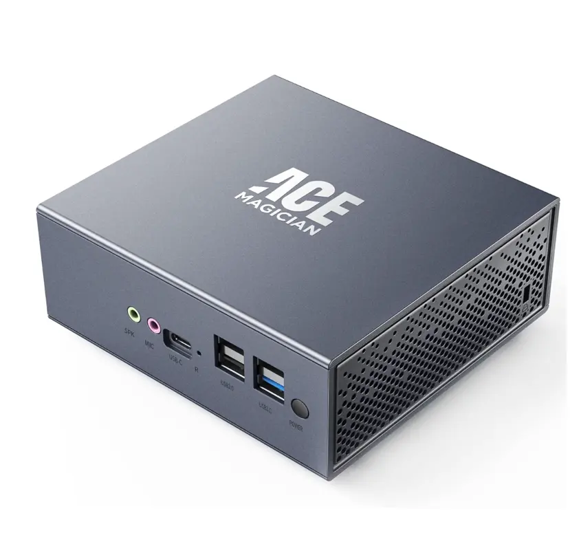 ACEMAGIC Mini PC 8GB DDR4 256GB M.2 SSD, New Intel 12th Gen N95(up to 3.40 GHz) Mini Desktop Computers, Windows 11 Pro mini computers Support 4K@60Hz/Dual Display/USB 3.0/USB-C/WiFi 5/BT4.2/2x1 Gbps 1