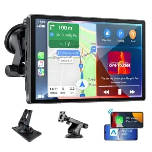 Portable Wireless Apple Carplay Android Auto 7" Car Screen