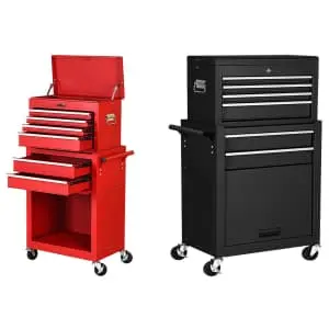 Costway 2-in-1 6-Drawer Rolling Tool Cabinet