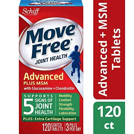 Move Free Joint Health Supplement Tablets, (120 count in a bottle), Supports Mobility, Flexibility, Strength, Lubrication and Comfort, only $37.01 for 2