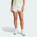 adidas women's pacer training 3-stripes woven high-rise shorts