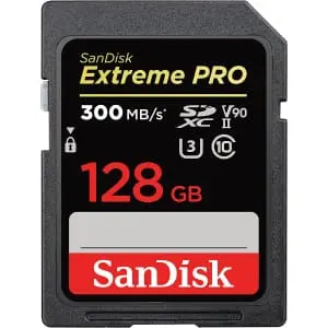 SanDisk Extreme PRO 128GB UHS-II SDXC Memory Card