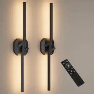 Battery Operated Wall Sconce 2-Pack