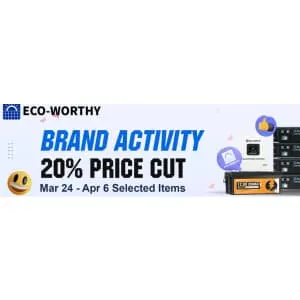 ECO-WORTHY Exclusive Brand Event at eBay