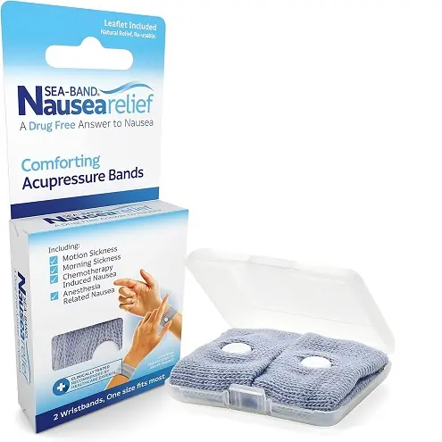 Sea-Band Adult Acupressure Wrist Bands Wristband, only $6.8