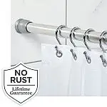 Better Homes & Gardens Easy Hang Extra Long Shower Curtain Rod (50" - 86")