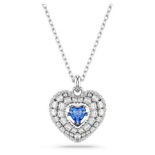 Swarovski 心型吊坠项链