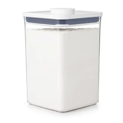 OXO Good Grips 密封食品储存盒 - 大方形中号 4.4 夸脱