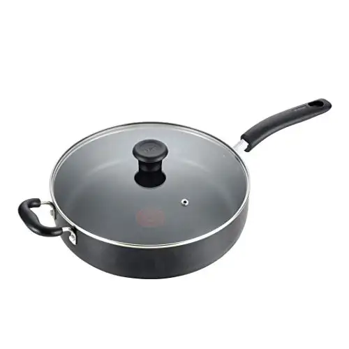 T-Fal Signature 不粘炒锅带玻璃盖 5Qt
